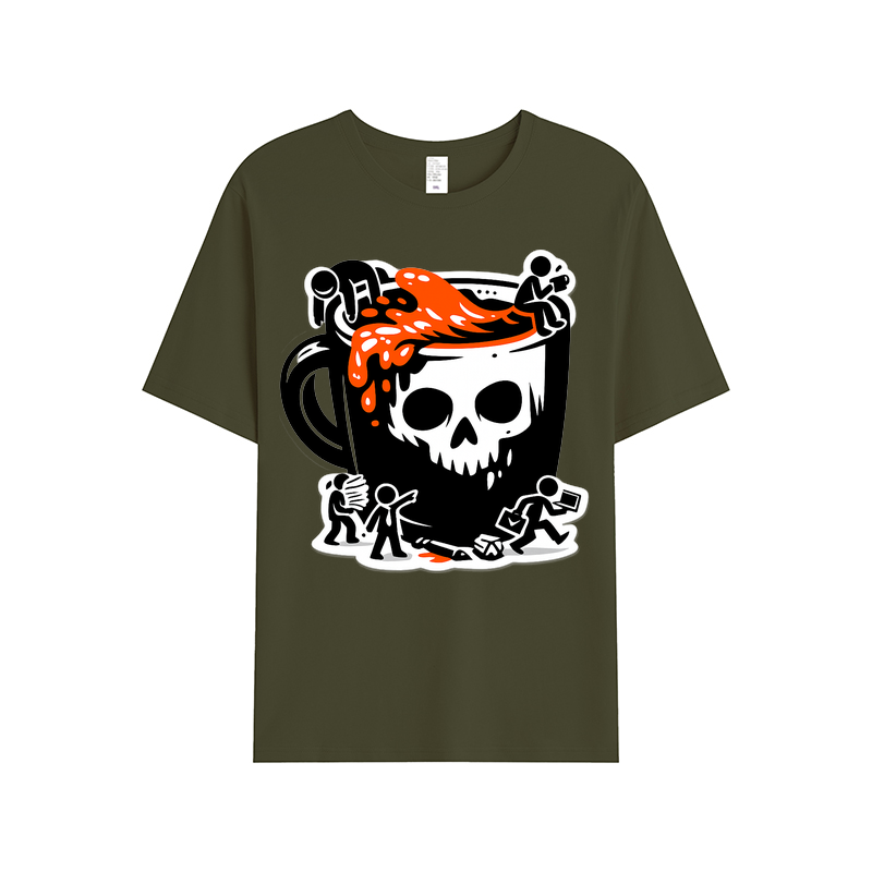 T-shirt Kaffeekollaps Kollegen Büroopfer