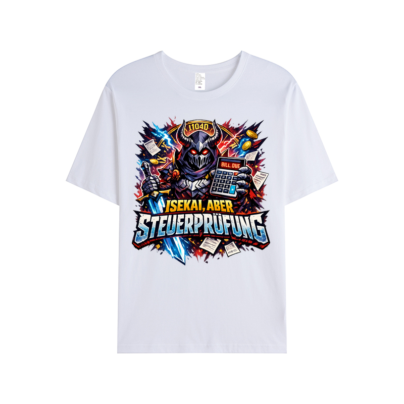 T-Shirt Isekai Steuerprüfung Questmodus