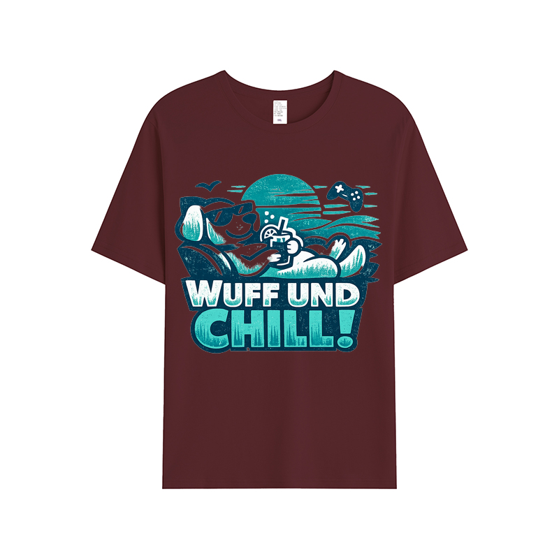t-shirt Wuff & Chill Hunde-Vibes