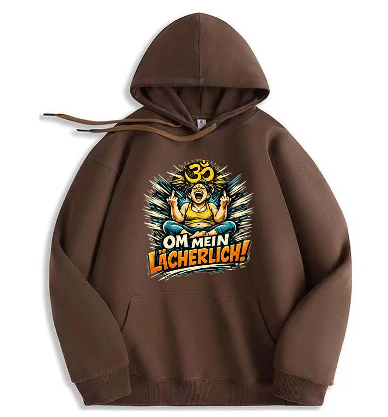Hoodie Om My Laughter - Yoga Spaß & Entspannung Style