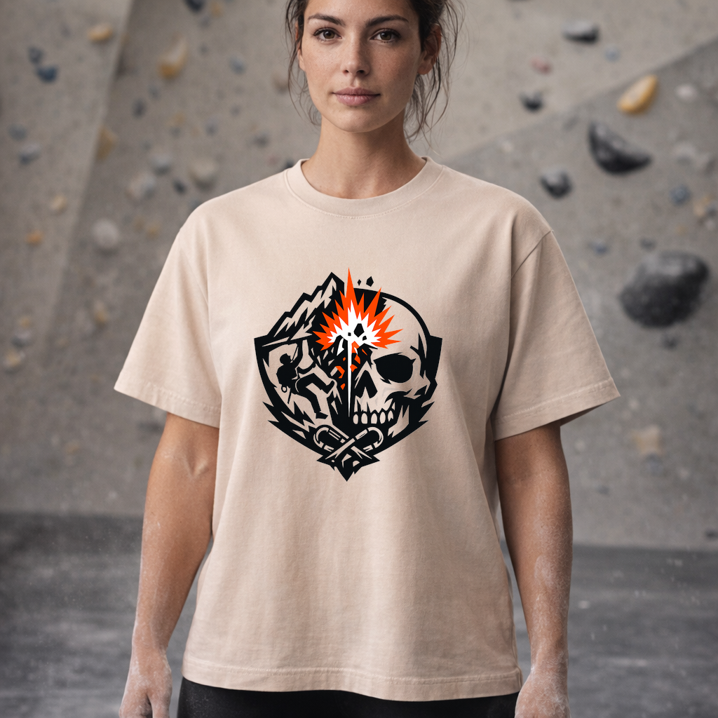T-shirt Granite Frenzy für Kletterer mit Stil
