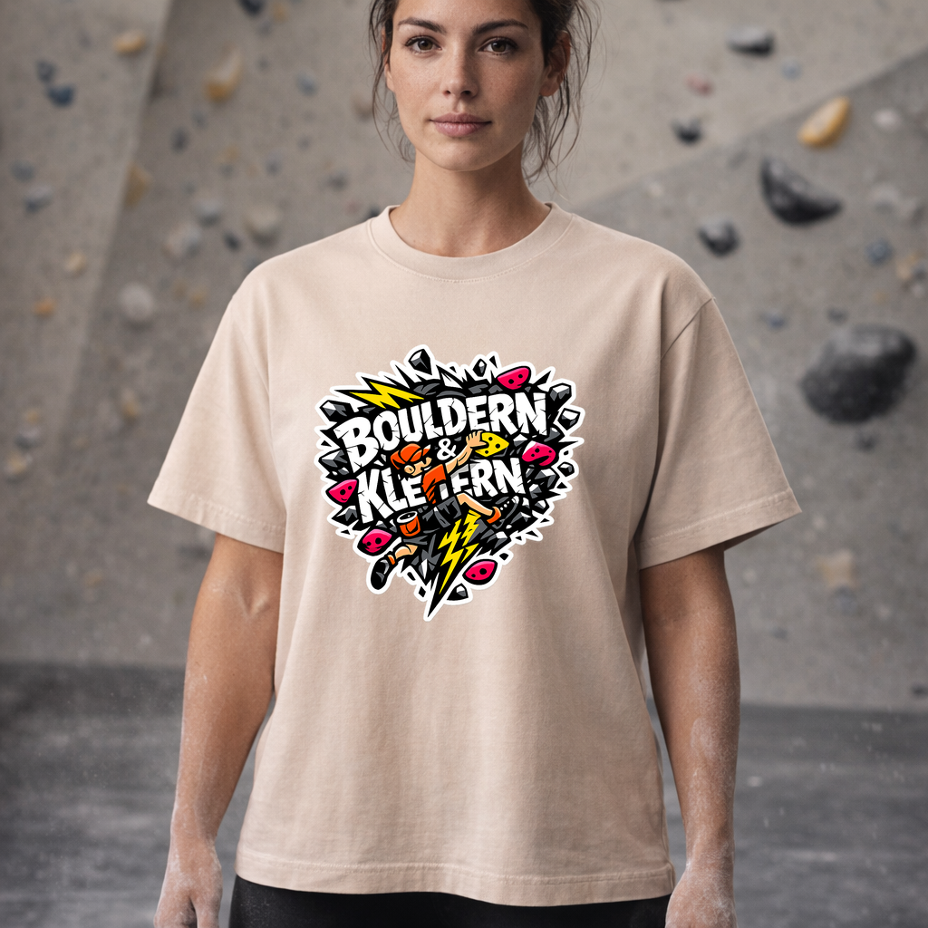 T-shirt - 100% gekämmte Baumwolle - Unisex / 300g Velcro Tor