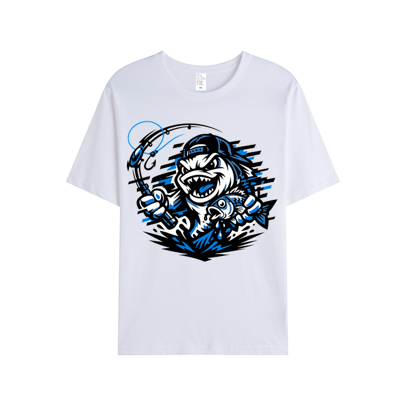 T-Shirt Angelglück am Wasser