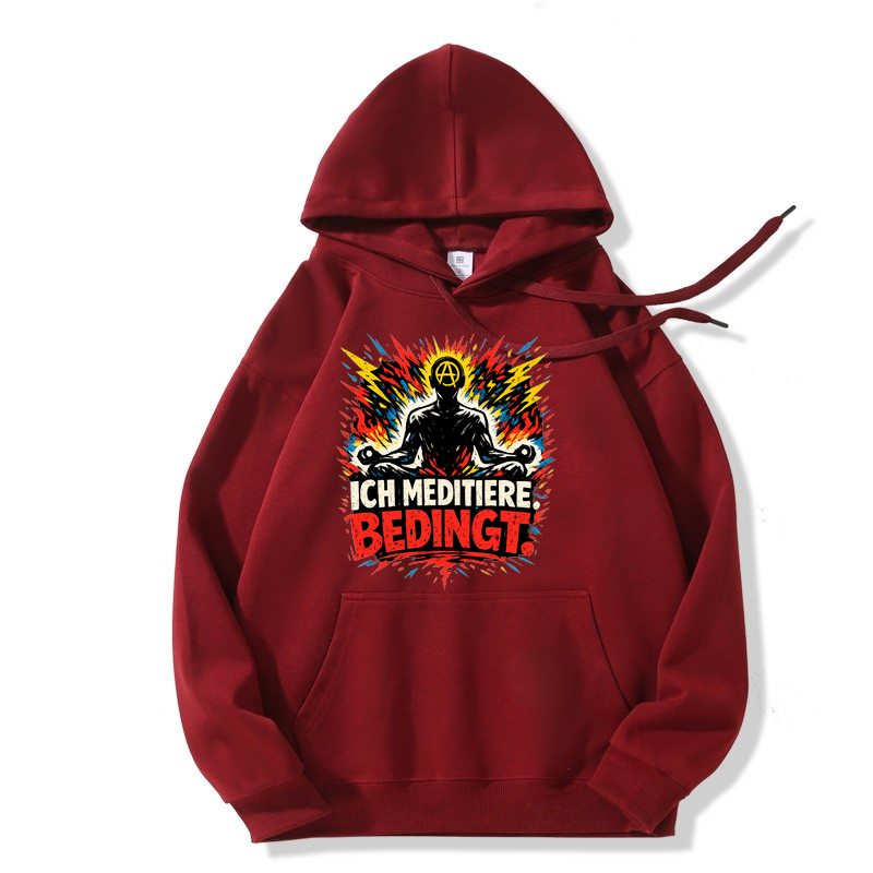 Hoodie Meditationsmood – Ich meditiere. Bedingt.