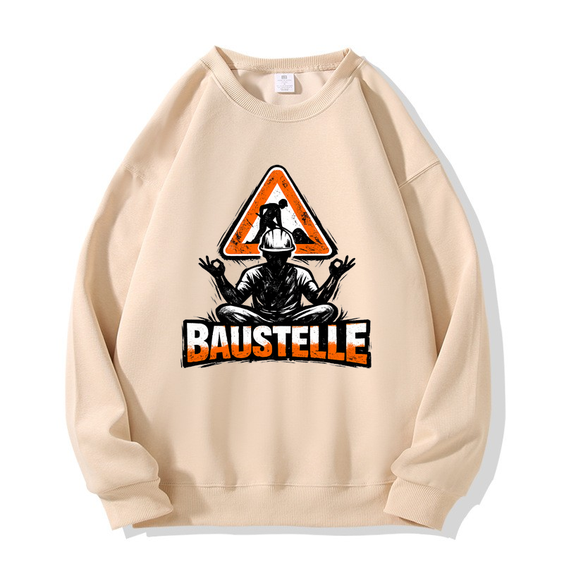 Sweatshirt Baustellen-Balance Yoga Yogi