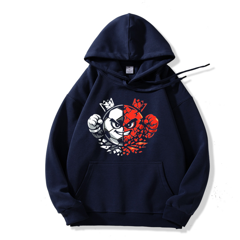 Hoodie Stolzer Wirbelgeist im Stadionwind