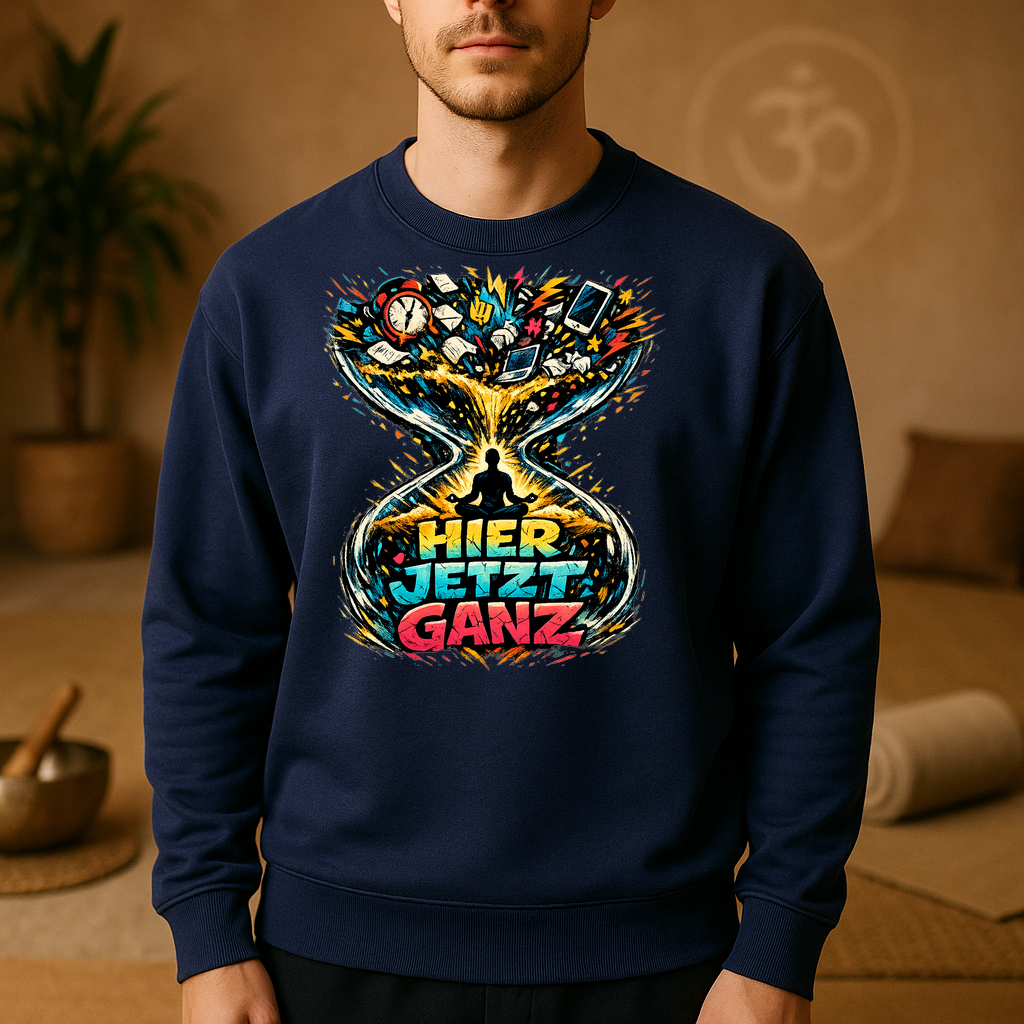 Sweatshirt HierJetztGanz – Yoga Flow Komfort