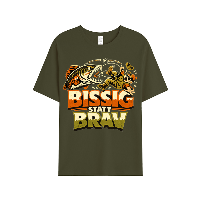 T-Shirt Bissig statt brav Anglerstyle