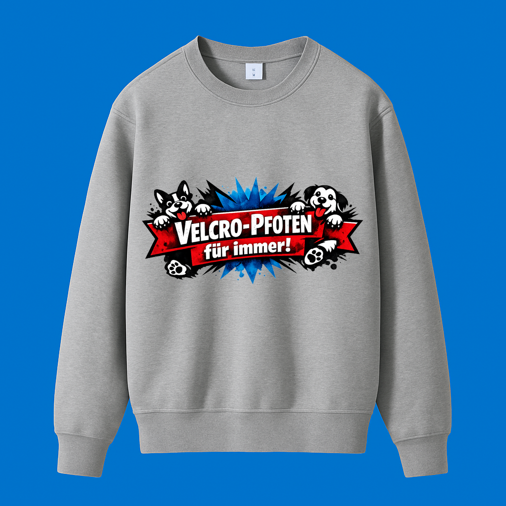 Velcro-Pfoten für immer! Sweatshirt