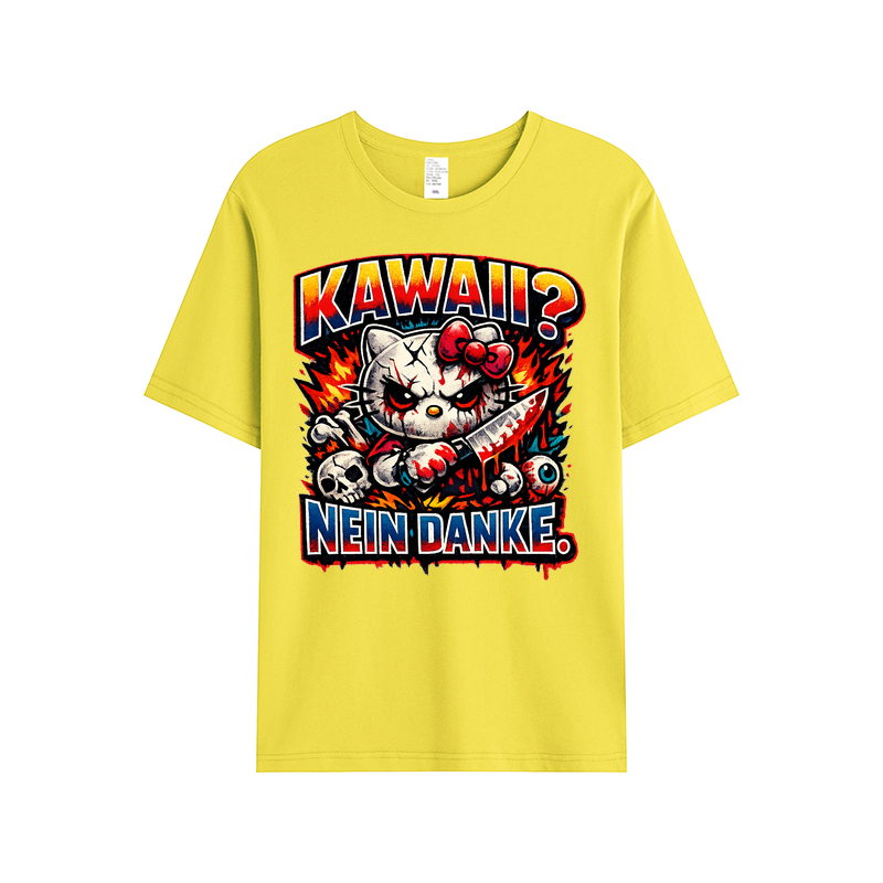 T-Shirt Kawaii Nein Danke Anime Rebel Style