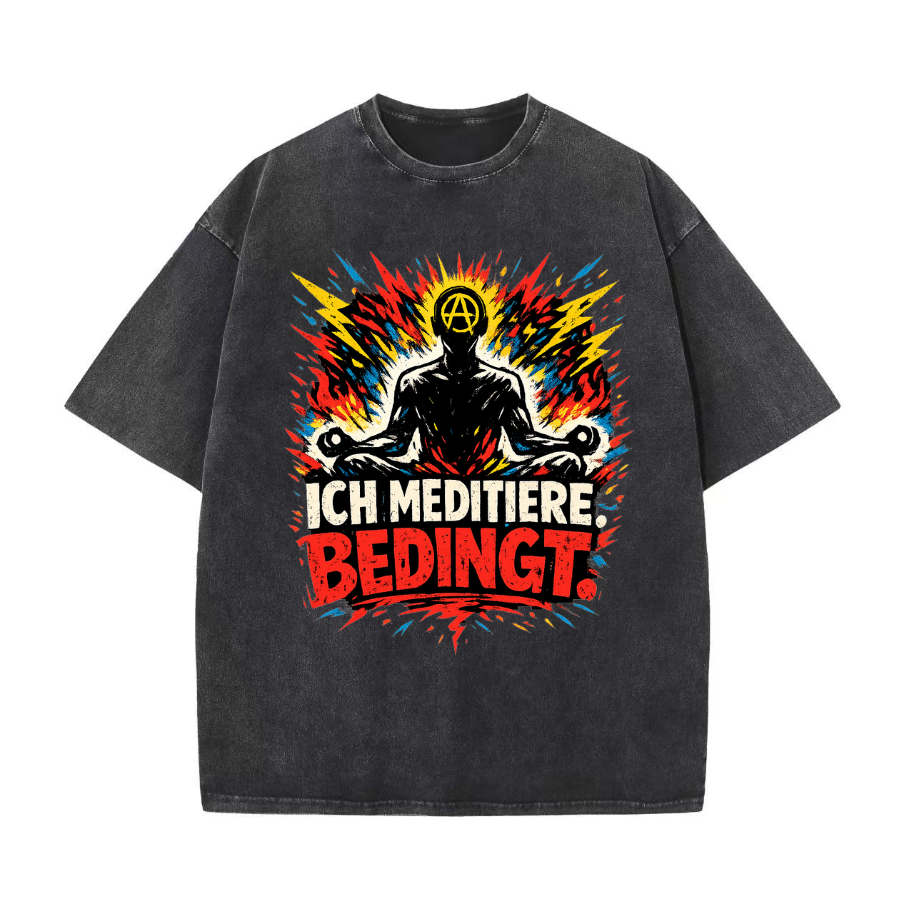 T-Shirt Chill Meditator - Ich meditiere. Bedingt.