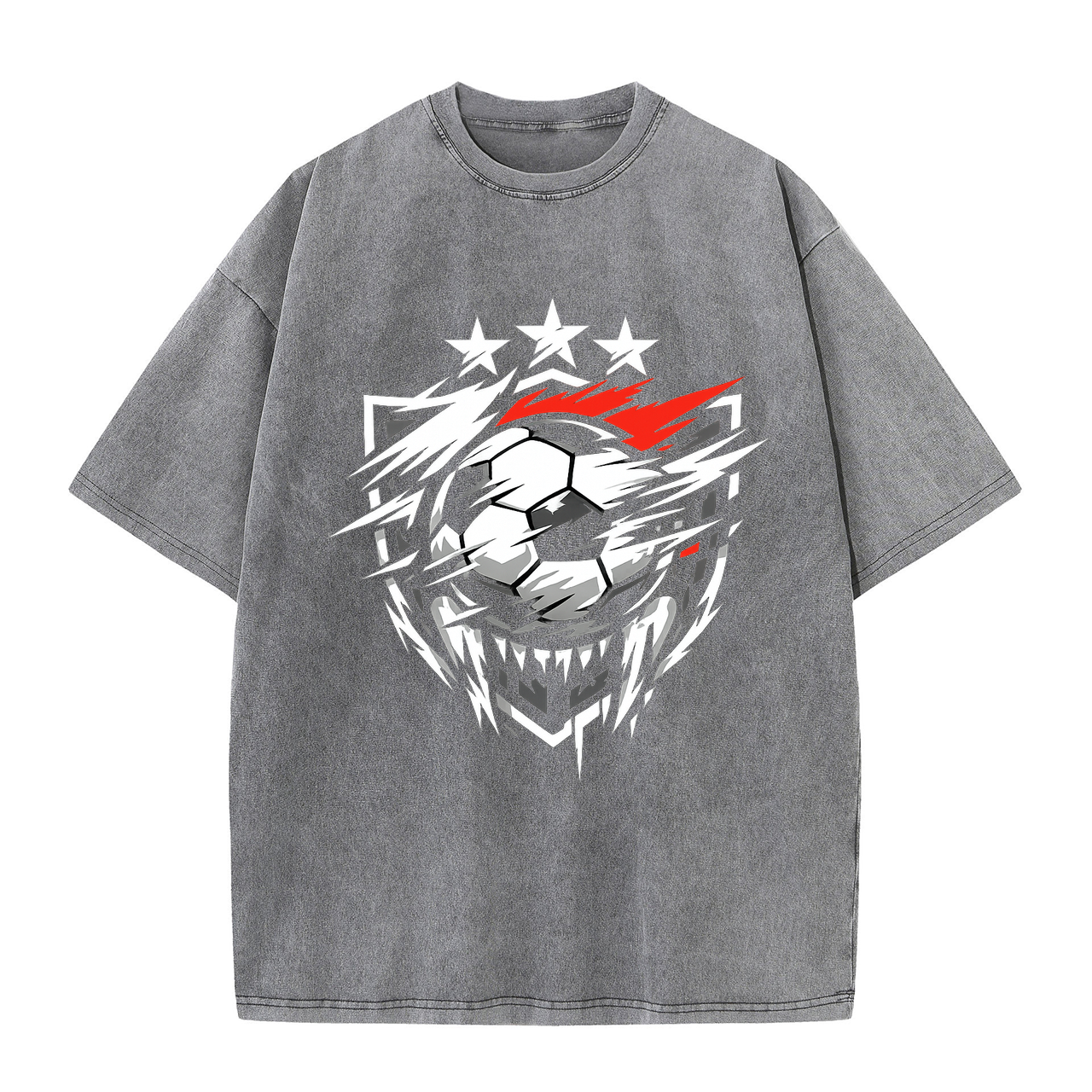 T-shirt Rabauken-Wappen im Flammenblick