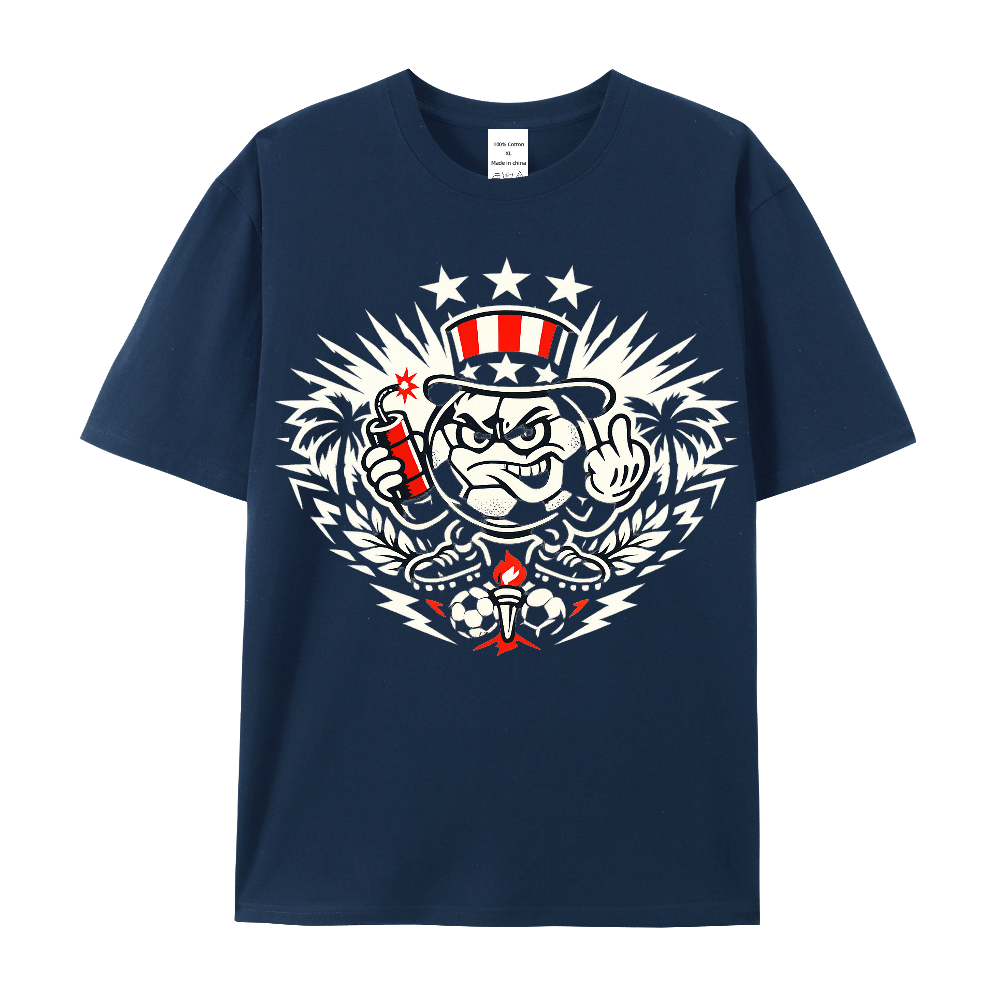 T-shirt Rasender Papierlöwe WM 2026 Vintage Parodie