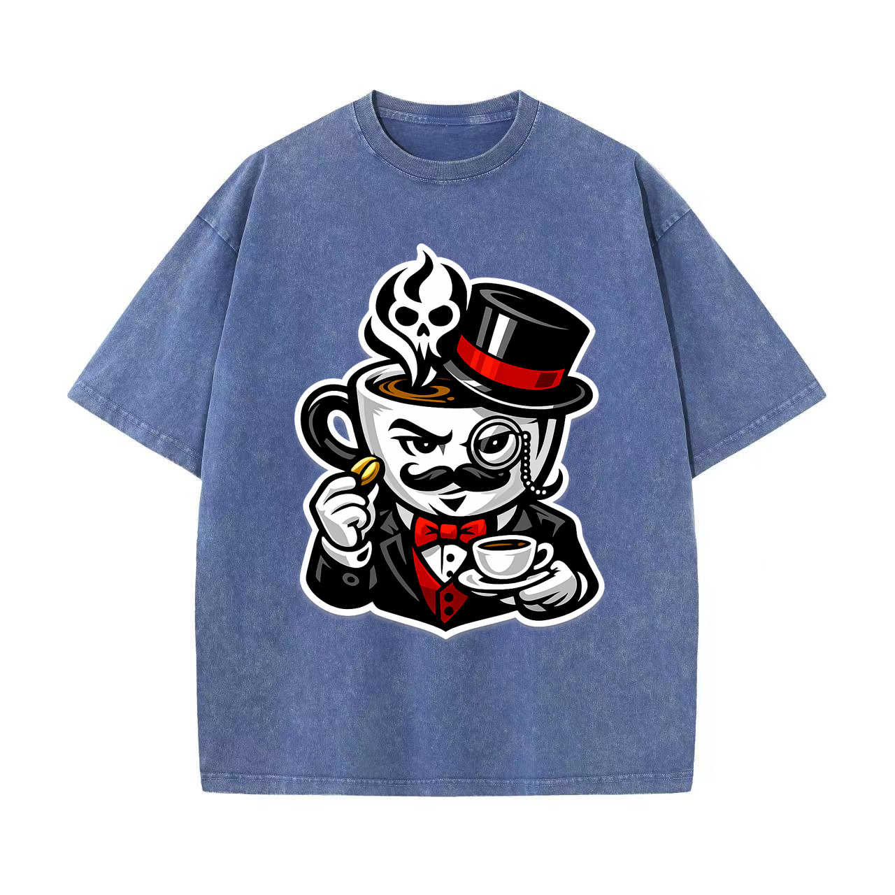 T-shirt Velvet Roast Crest – Kaffee-Liebhaber Motiv