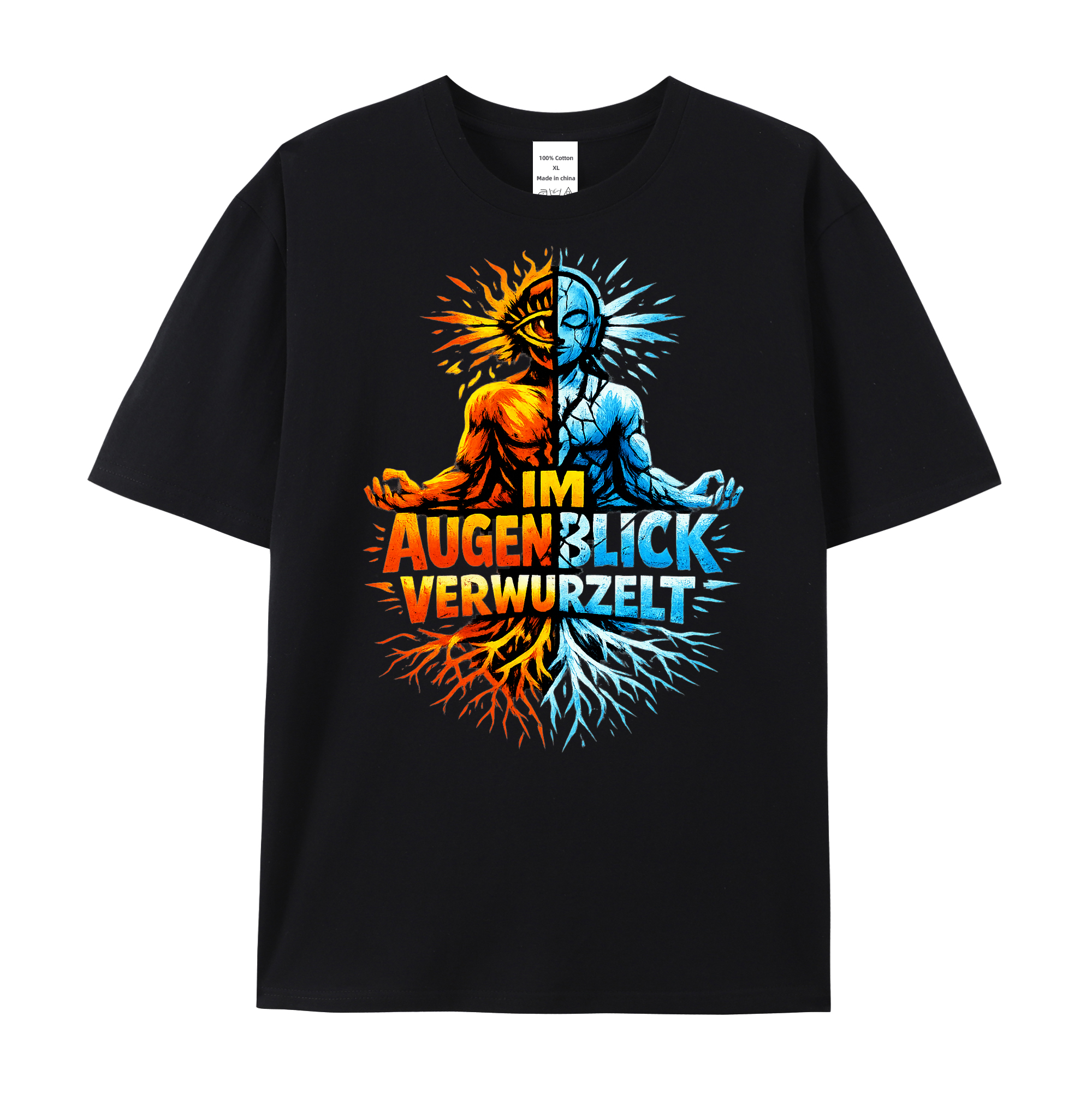 T-Shirt Augenblick Verwurzelt Yoga Balance