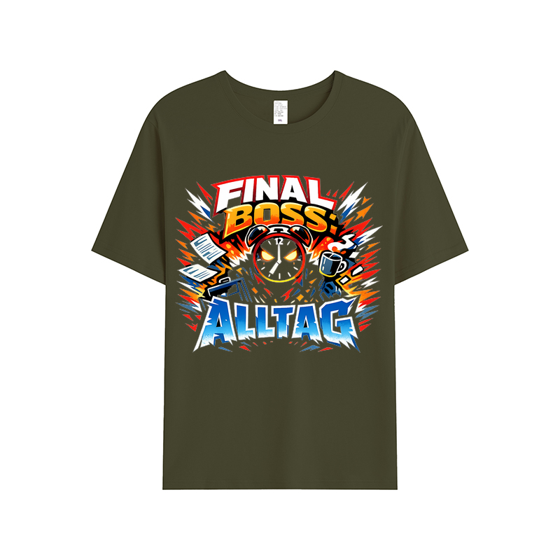 T-Shirt Final Boss Alltag – Anime Motiv für echte Helden