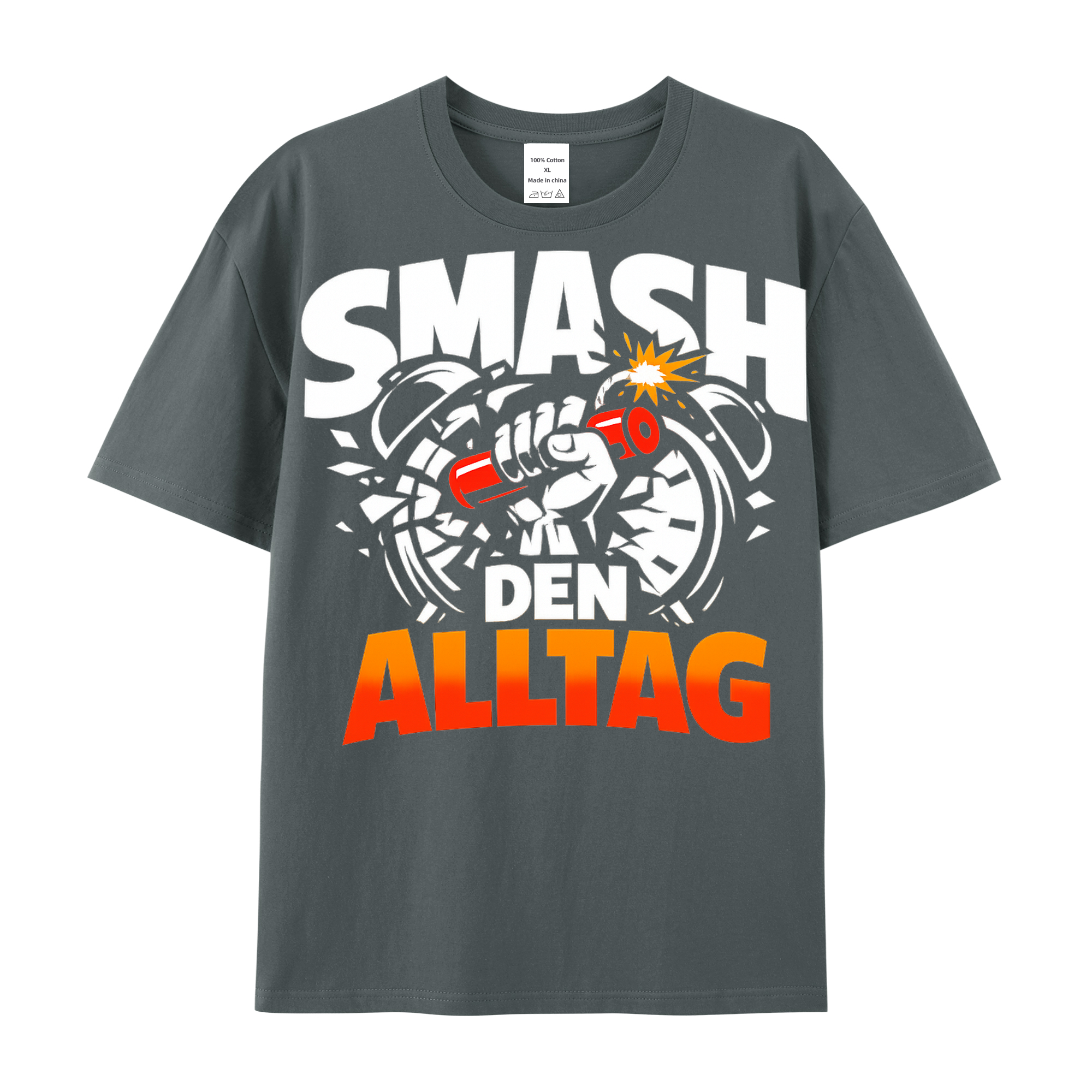 T-shirt Smash-Modus Aktiv: Alltag zerbricht im Licht