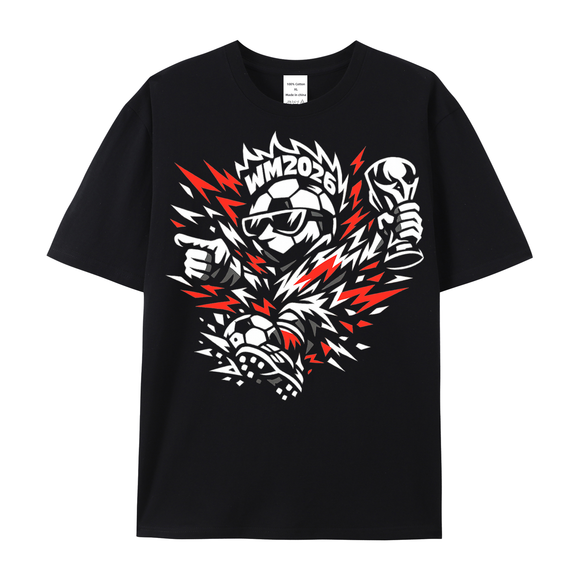 T-shirt Wirbelkrone im wilden Lichtwirbel