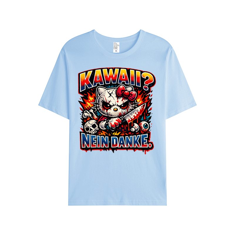 T-Shirt Kawaii Nein Danke Anime Rebel Style