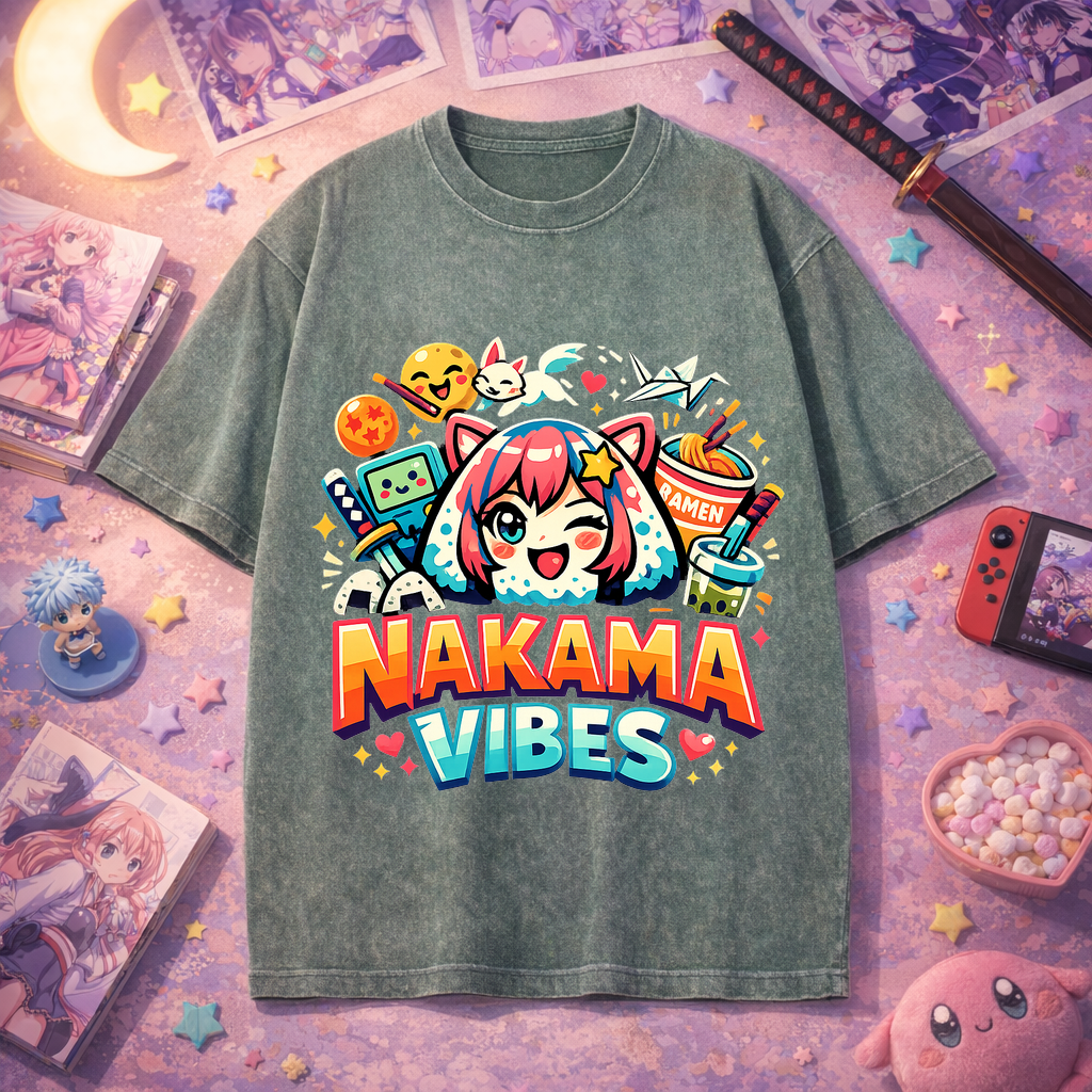 T-Shirt Nakama Vibes – Anime Freundschafts-Style