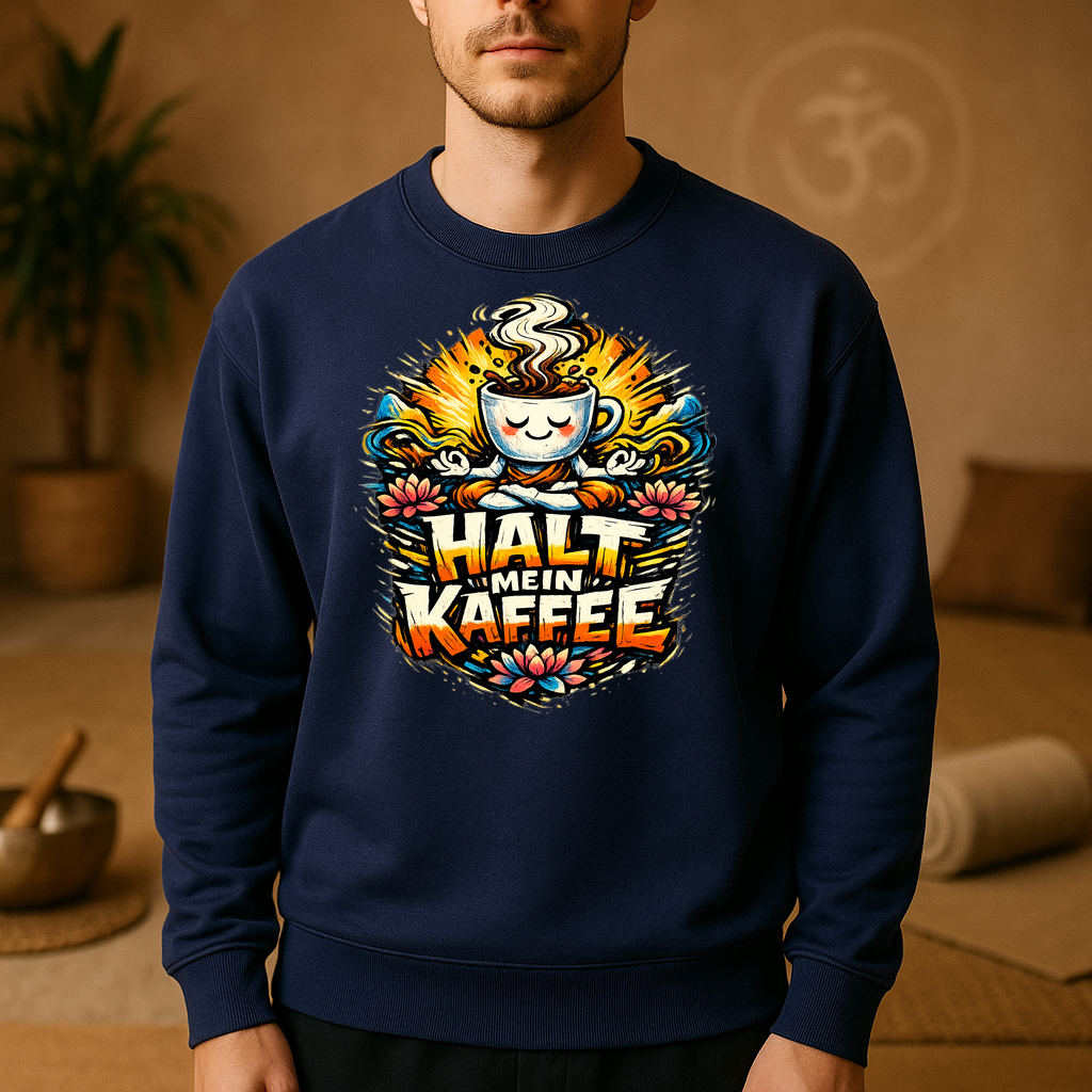 Sweatshirt Kaffee & Yoga Flow