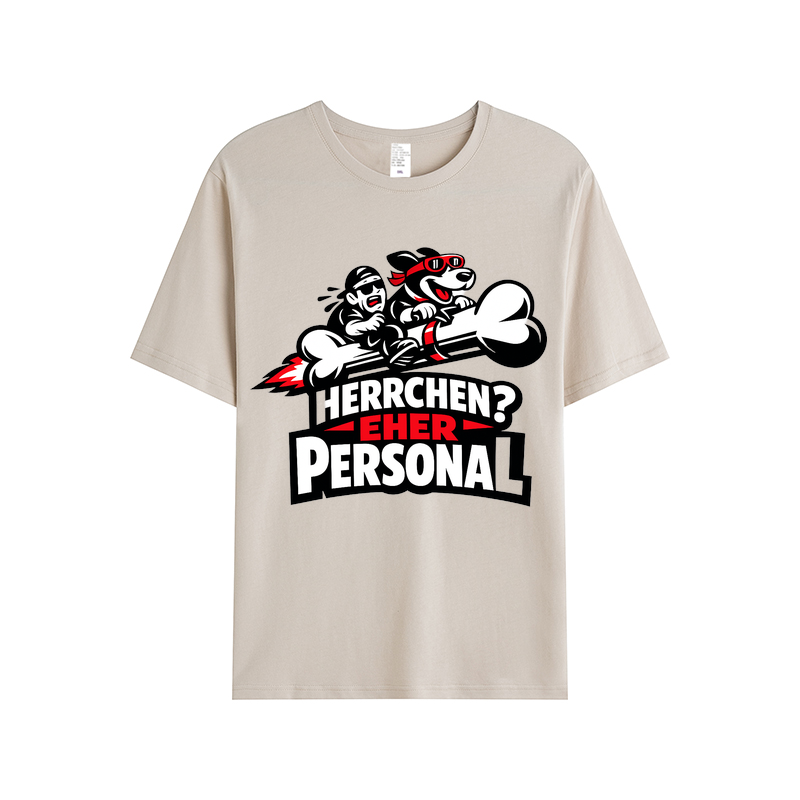 T-shirt Herrchen? Eher Personal