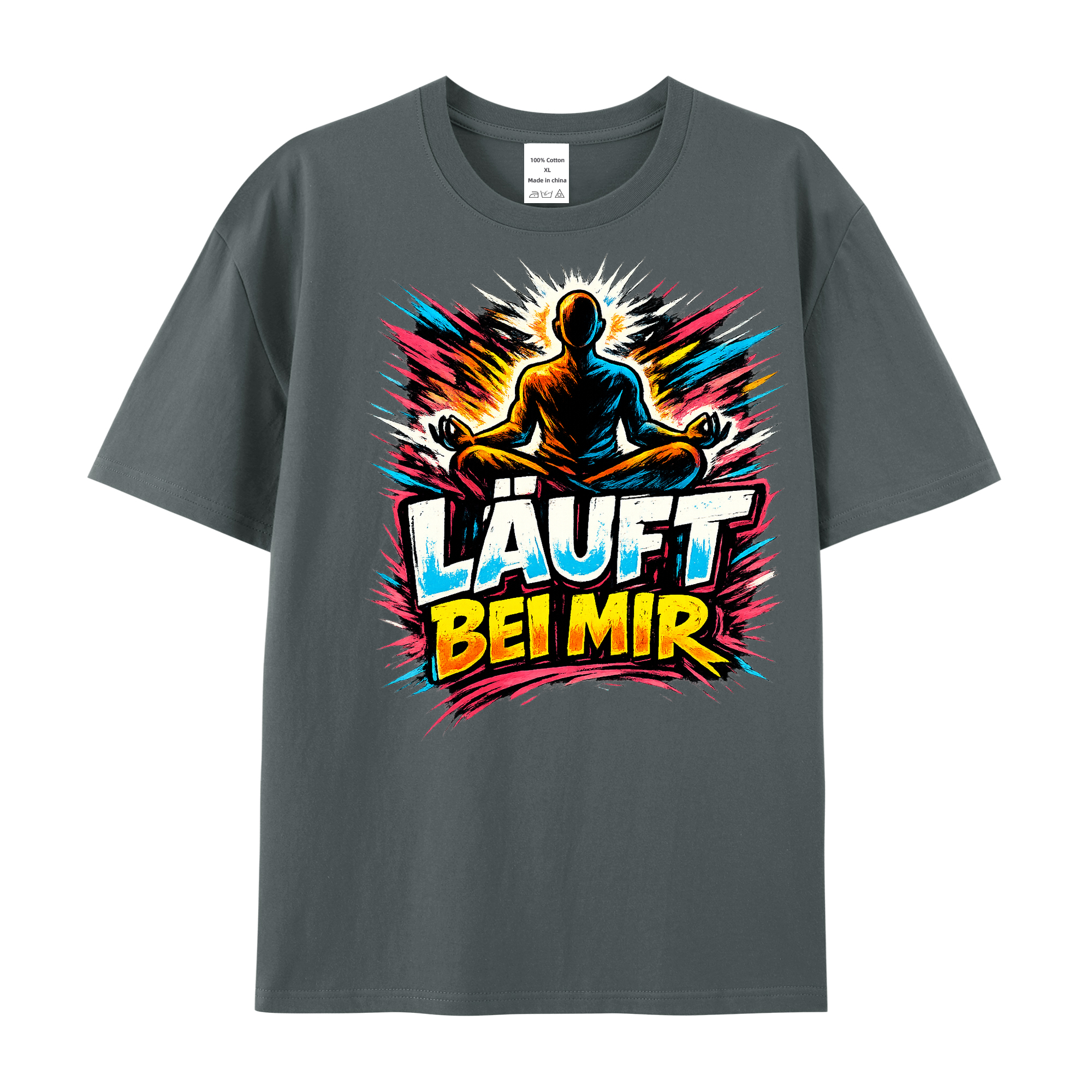 T-Shirt Läuft bei mir Yoga Flow