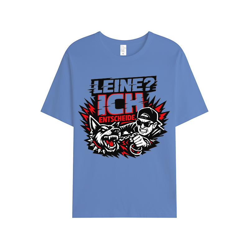 T-shirt Leine? Ich entscheide. Hundeliebe Edition