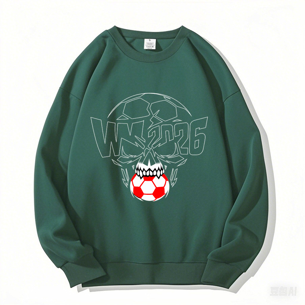 Sweatshirt Aufruhr Typo im Flutlichtwirbel