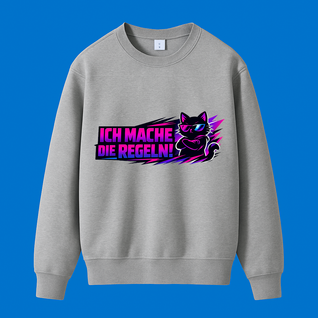 Sweatshirt Katzenboss Regelt Alles