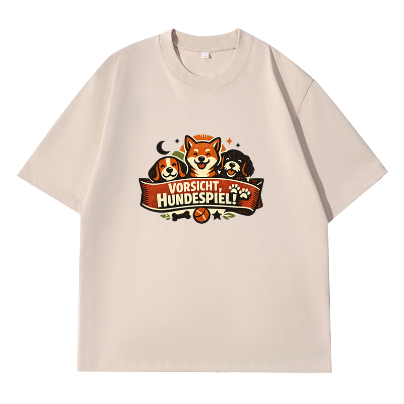 T-Shirt Hundeglück im Spiel