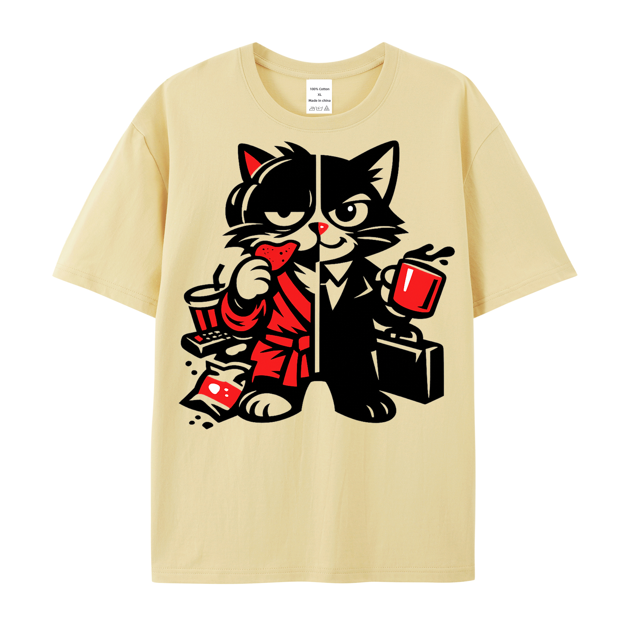 T-Shirt Katzenliebe Pur