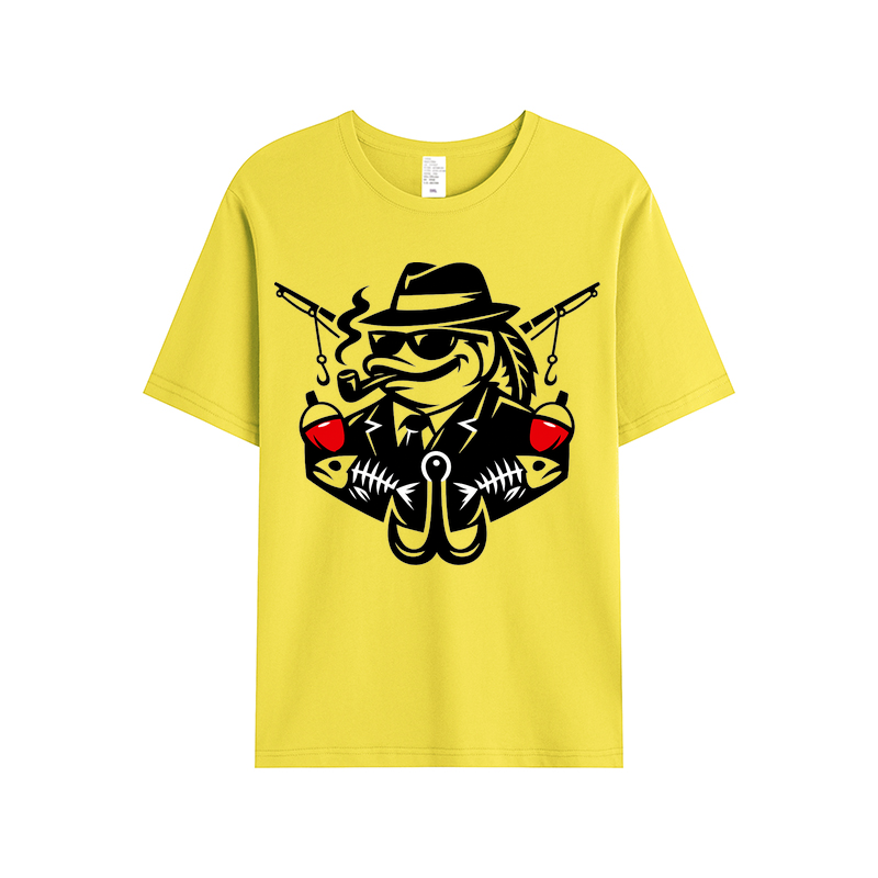 T-Shirt Angelglück am Wasser