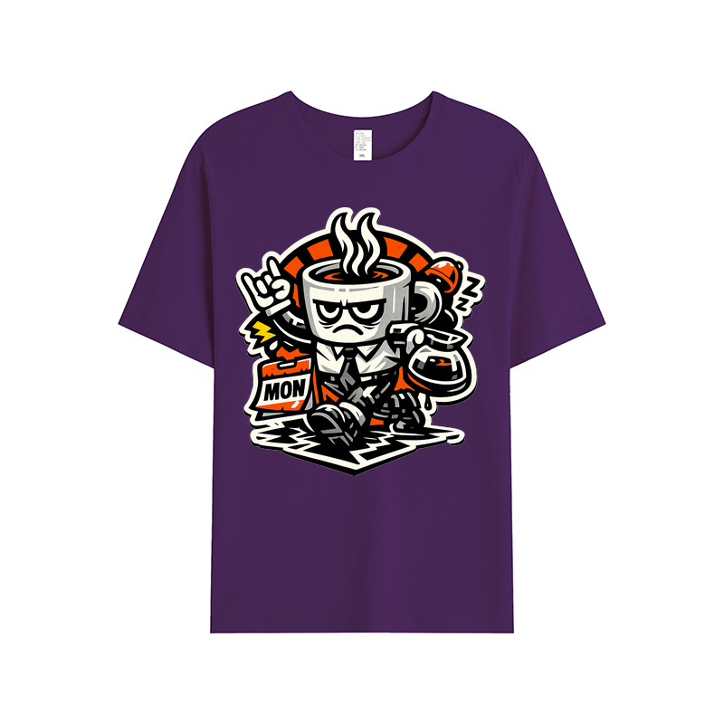 T-shirt Kaffeepanzer Montag: Start frei für den Büro-Alltag