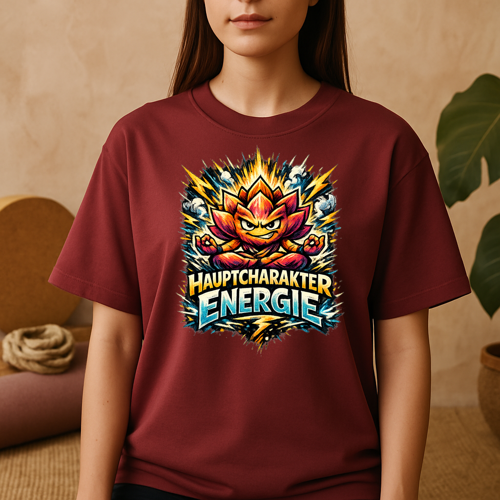 T-Shirt Hauptcharakter Yoga Vibes