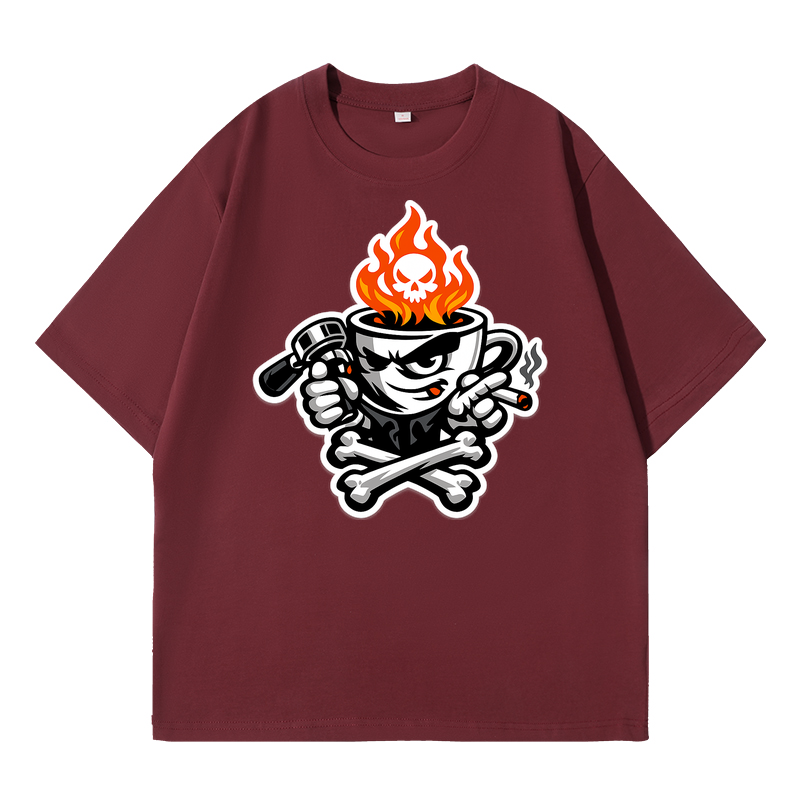 T-shirt Rebel Roast Mascot – Kaffee-Rebell