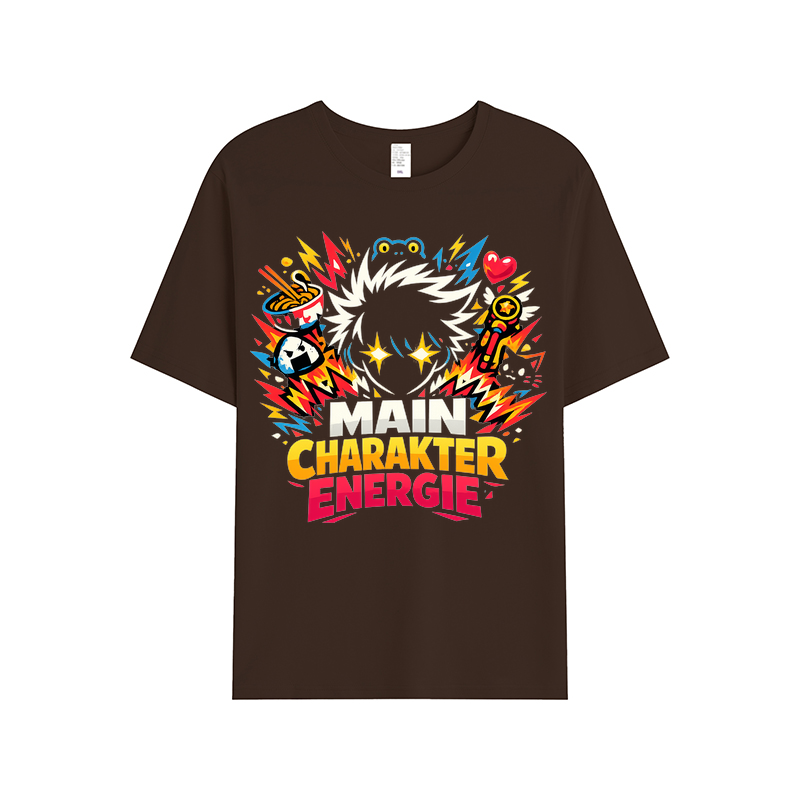 T-Shirt Main Charakter Energie Anime Vibes