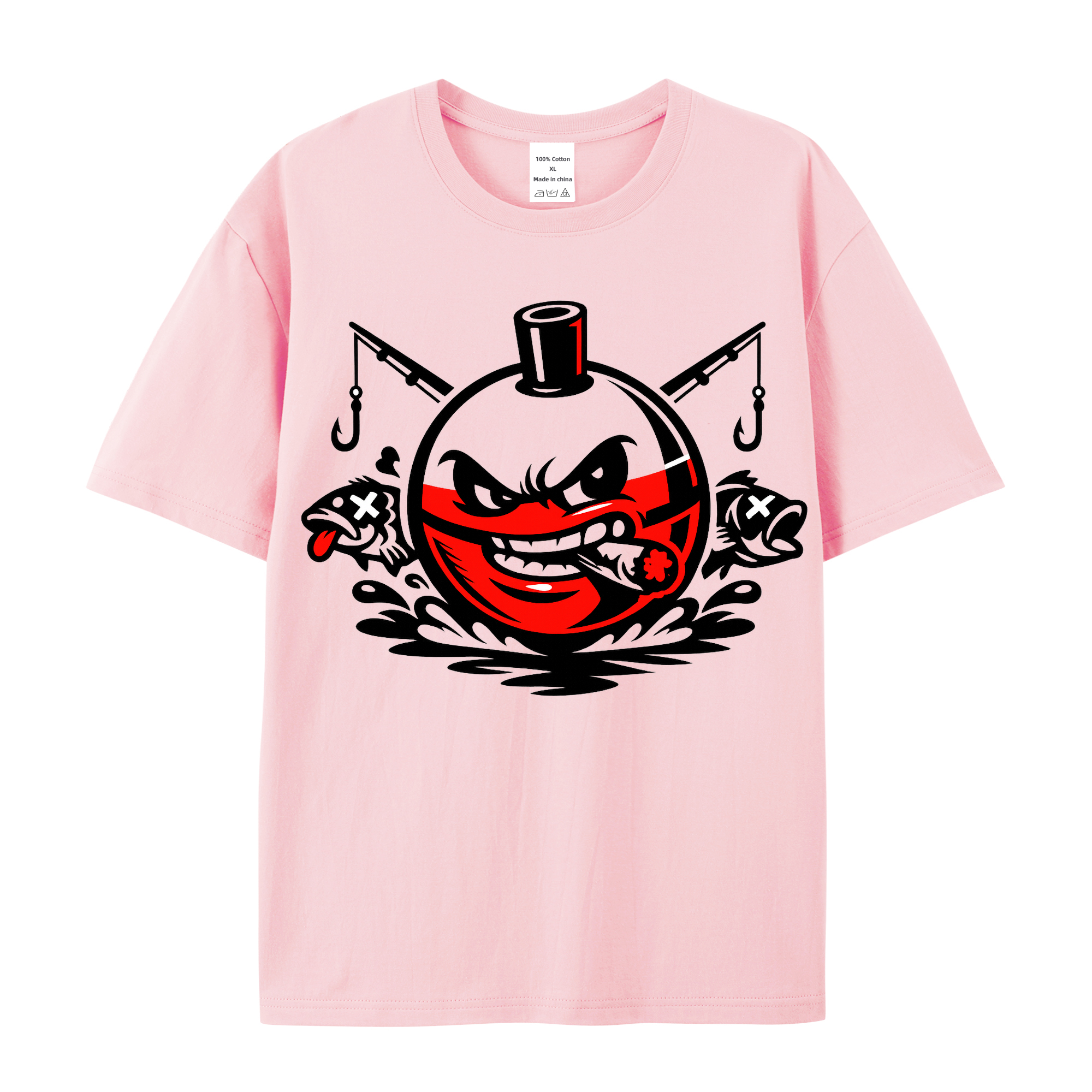 T-Shirt Angelglück am Wasser