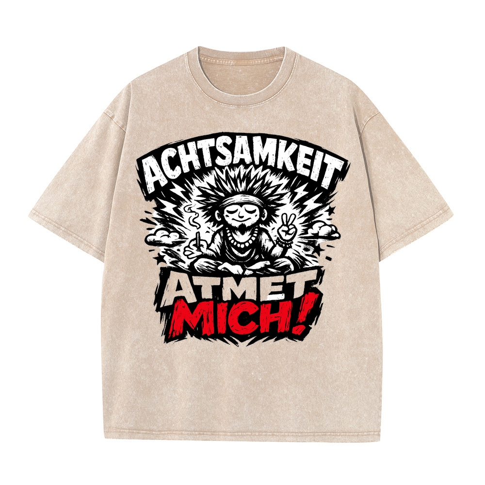T-Shirt Achtsamkeitsatmung Yoga Yogi