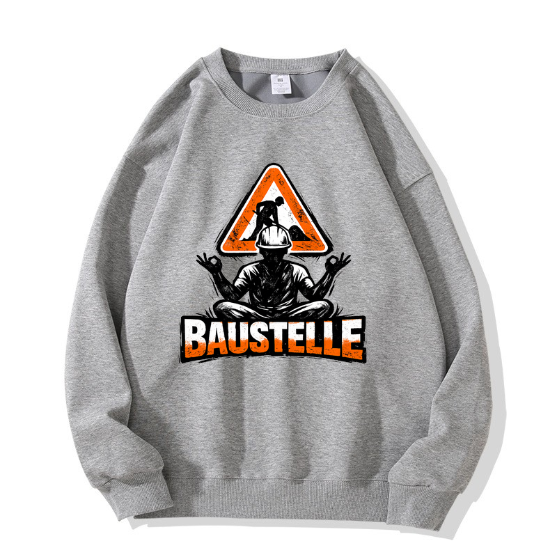 Sweatshirt Baustellen-Balance Yoga Yogi