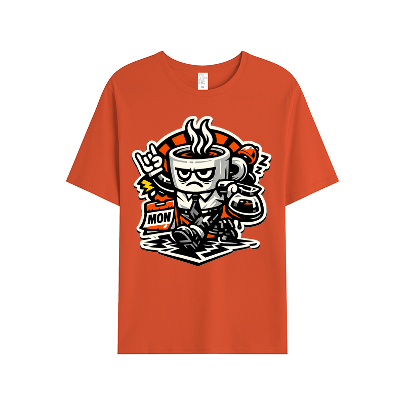 T-shirt Kaffeepanzer Montag: Start frei für den Büro-Alltag