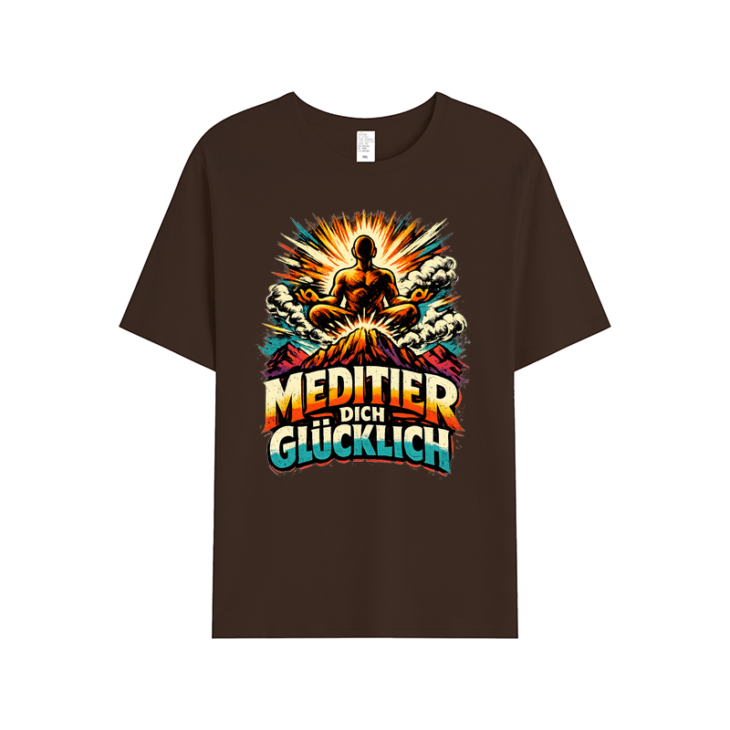 T-Shirt Glücksmeditation Yoga Shirt