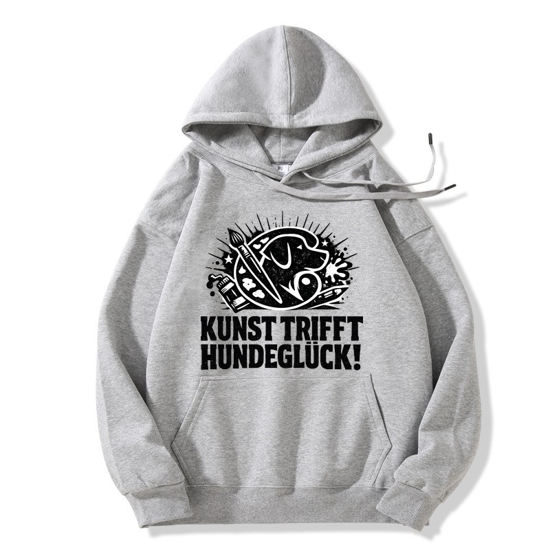 Kunst trifft Hundeglück! Hoodie
