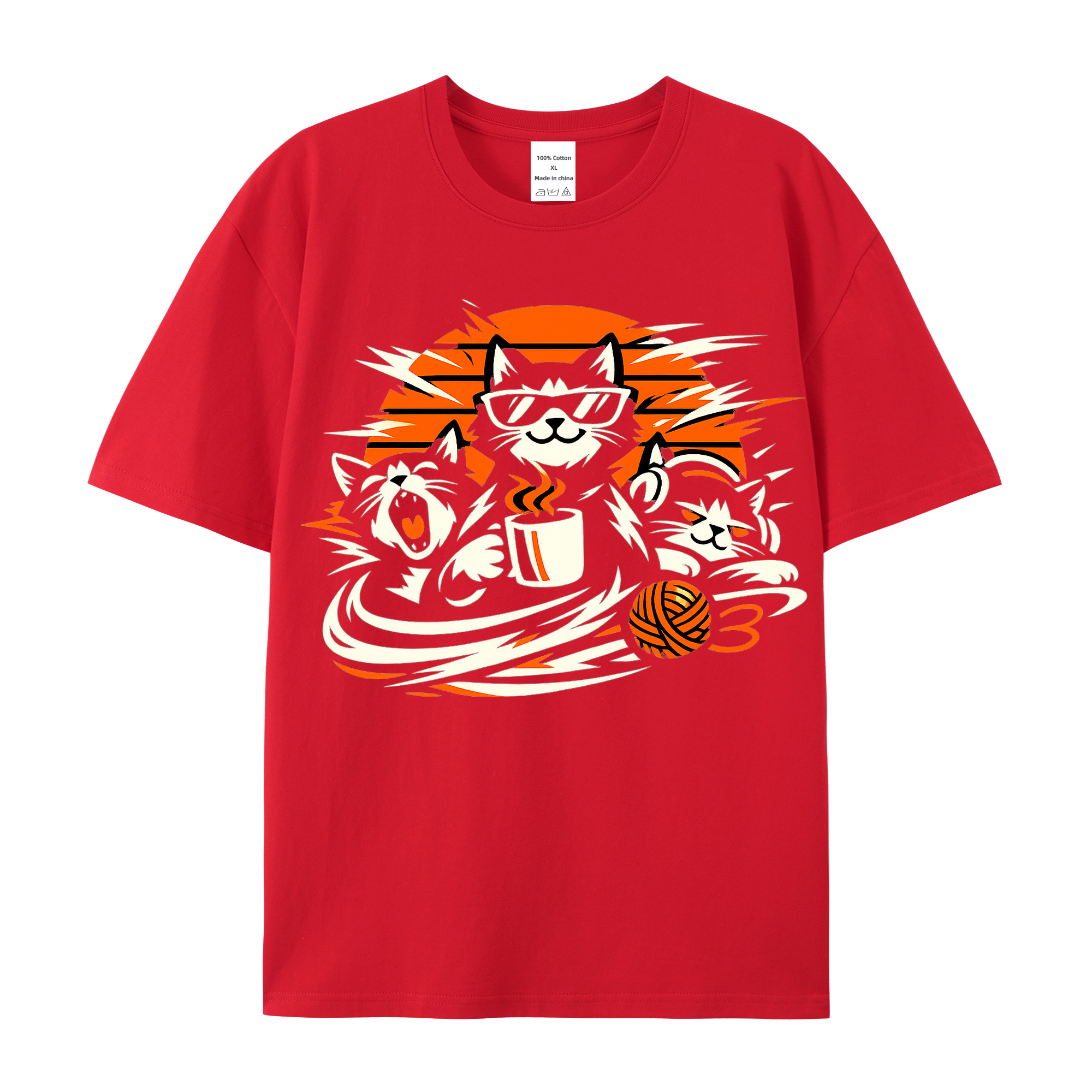 T-Shirt Katzenliebe Pur