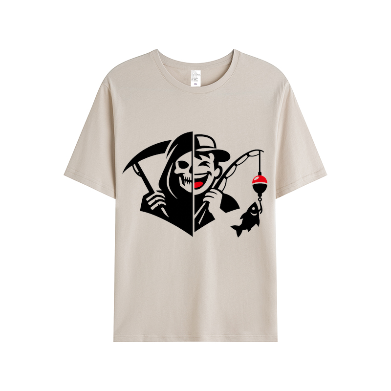 t-shirt Angelglück am Wasser