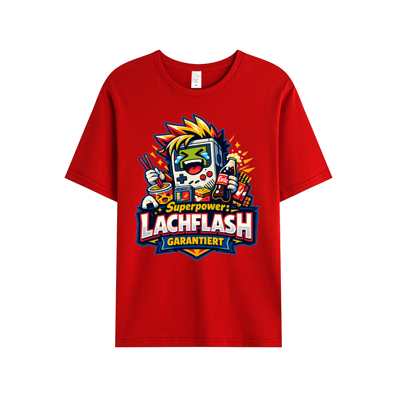T-Shirt Lachflash Superpower Anime Edition
