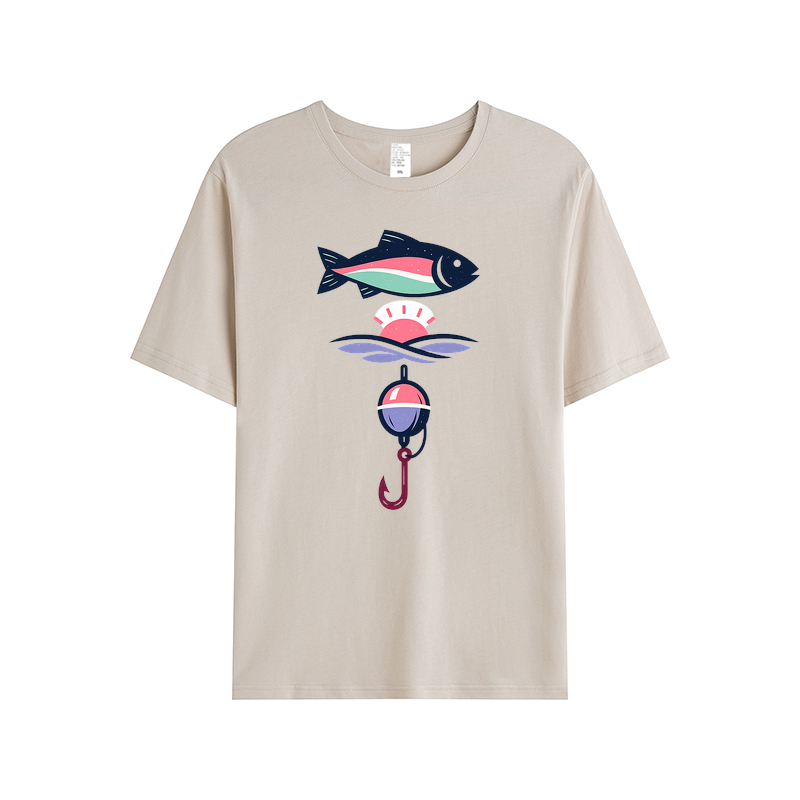 T-Shirt Anglerherz im Netz der Leidenschaft