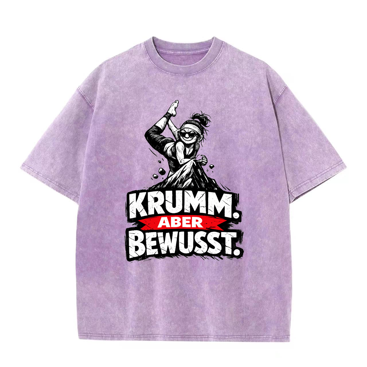 T-Shirt Krumm. Bewusst. Yogini Style