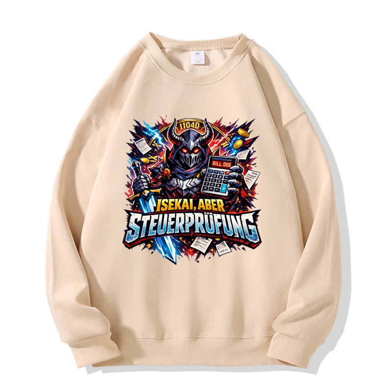 Sweatshirt Isekai Steuerprüfung Chaos