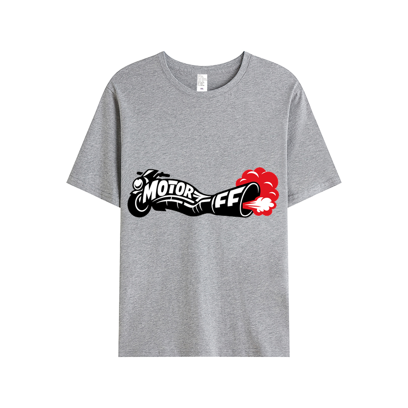 T-shirt Chromglutwirbel Motorrad Design